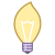 Ampoule bougie icon
