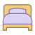 Cama individual icon