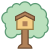 Casa del árbol icon