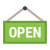 Open Sign icon