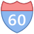 Panneau Route icon