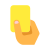 Tarjeta amarilla icon