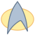 Símbolo de Star Trek Nova Geração icon