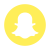 Snapchat Logo encerclé icon