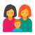 가족 두 여성 icon