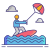 Kiteboard icon