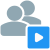 Sharing the multimedia on a web messenger icon