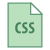 Fichier de type CSS icon