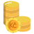 coroa tcheca externa2-moeda-icongeek26-flat-icongeek26 icon