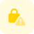 Error or a security breach on a system icon