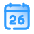 Calendario 26 icon