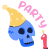Birthday Skull icon