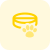 Multivitamin tablets for the wild animals layout icon