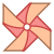 Papier-Windmühle icon