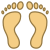 Footprint icon