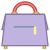 Visão traseira da bolsa icon