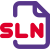 SLN audio format is raw or headerless wav format file icon