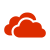 Red OneDrive icon