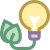 Lâmpada de poupança de energia icon