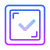 Ausgefüllte Checkbox icon