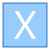 X Coordinate icon