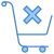 Clear Shopping Cart icon