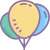 파티 baloons에 icon