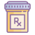 Verschreibungspflichtige Pillendose icon