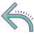 Pfeil: antworten icon