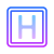 Hospital Sign icon