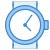 Relojes Vista de frente Filled icon