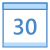 Kalender 30 icon