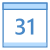 Calendrier 31 icon