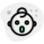 Cowboy emoticon with hat and open mouth icon