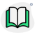 Open syllabus book for professional studies layout icon