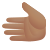 левая рука-средний тон кожи-emoji icon