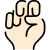 Ganze Hand icon