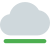 Loading bar started with cloud computing system icon