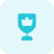 Crown trophy for online gaming permium membership icon