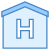 Hospital Sign icon