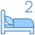 Dos camas icon