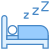 Спать в постели icon