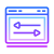 Données dans les deux directions icon