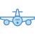 Avion Vue de face icon