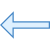Flecha izquierda larga icon