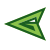 Flecha verde icon
