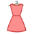 Kleid von hinten icon