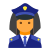 poliziotto-femmina-tipo-pelle-3 icon