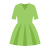 Vestito verde icon