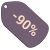 90% Off icon
